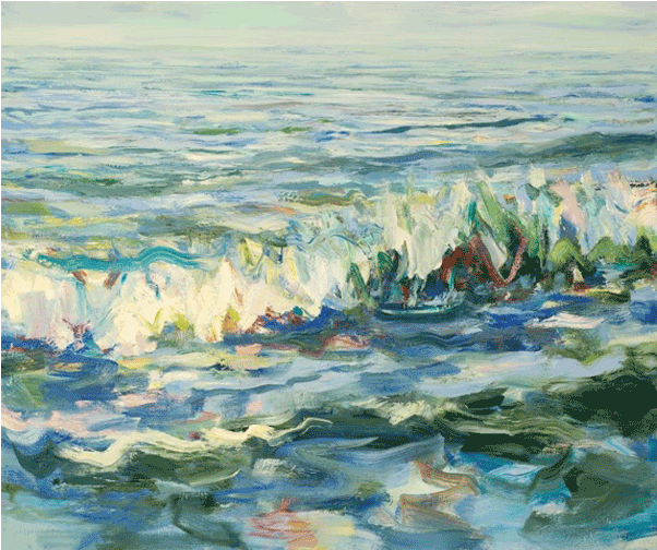 Pacifica 22 60” X 72”, Oil / Canvas - Painting (800x800), Png Download