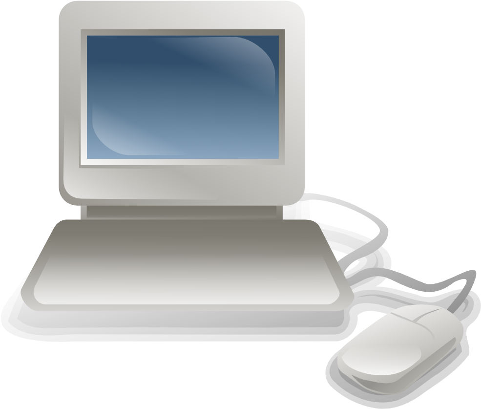 Personal Computer Png Pic - Computer Clip Art (1000x1000), Png Download