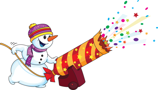 Clipart New Year - New Year Clipart Png (640x367), Png Download