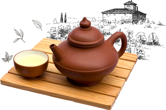Chinese Tea Png Clipart Black And White Stock - Teapot (659x441), Png Download