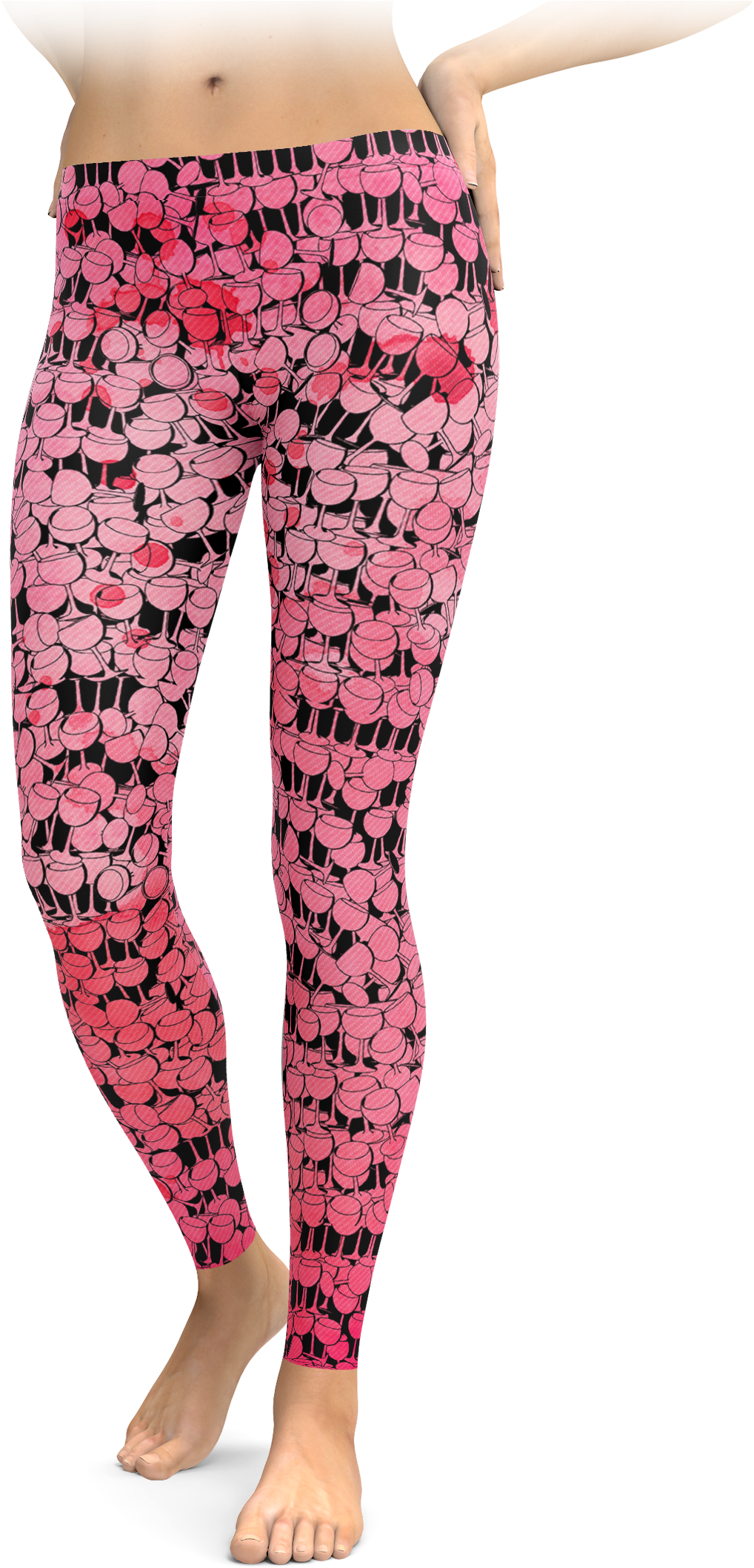 All Over Shirts Purple Vampire Lips Leggings (1875x2269), Png Download