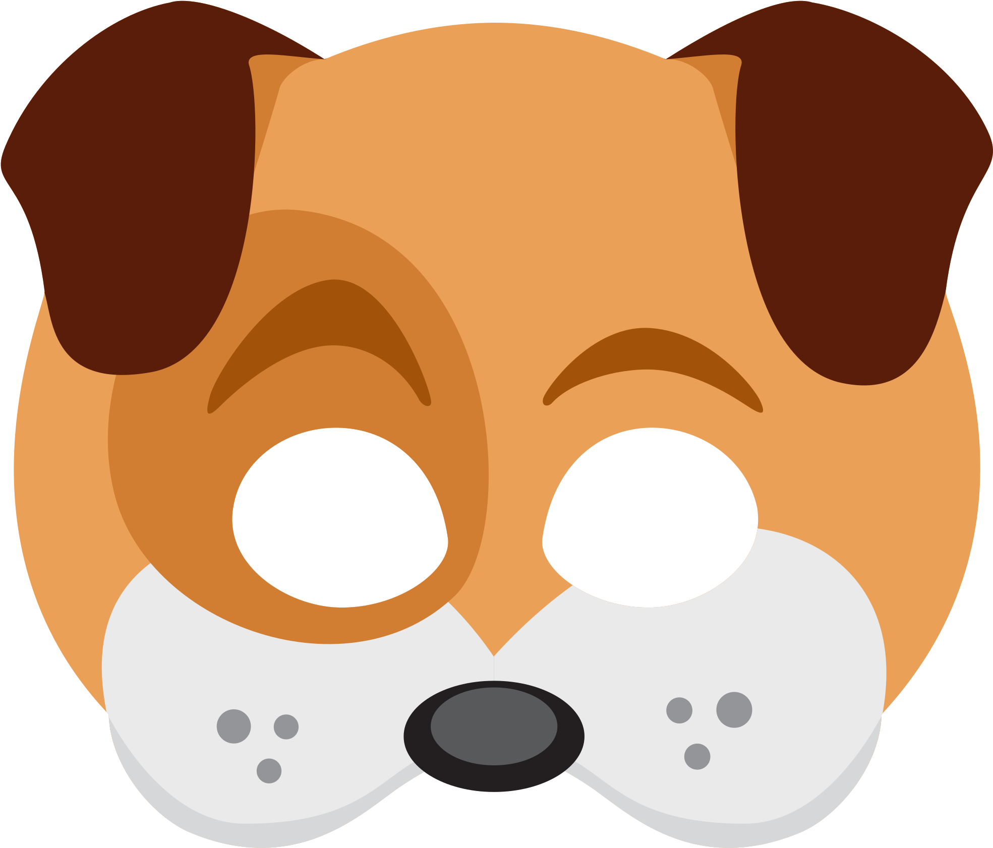 Download Snapchat Clipart Transparent Background - Clip Art Dog Mask PNG  Image with No Background 