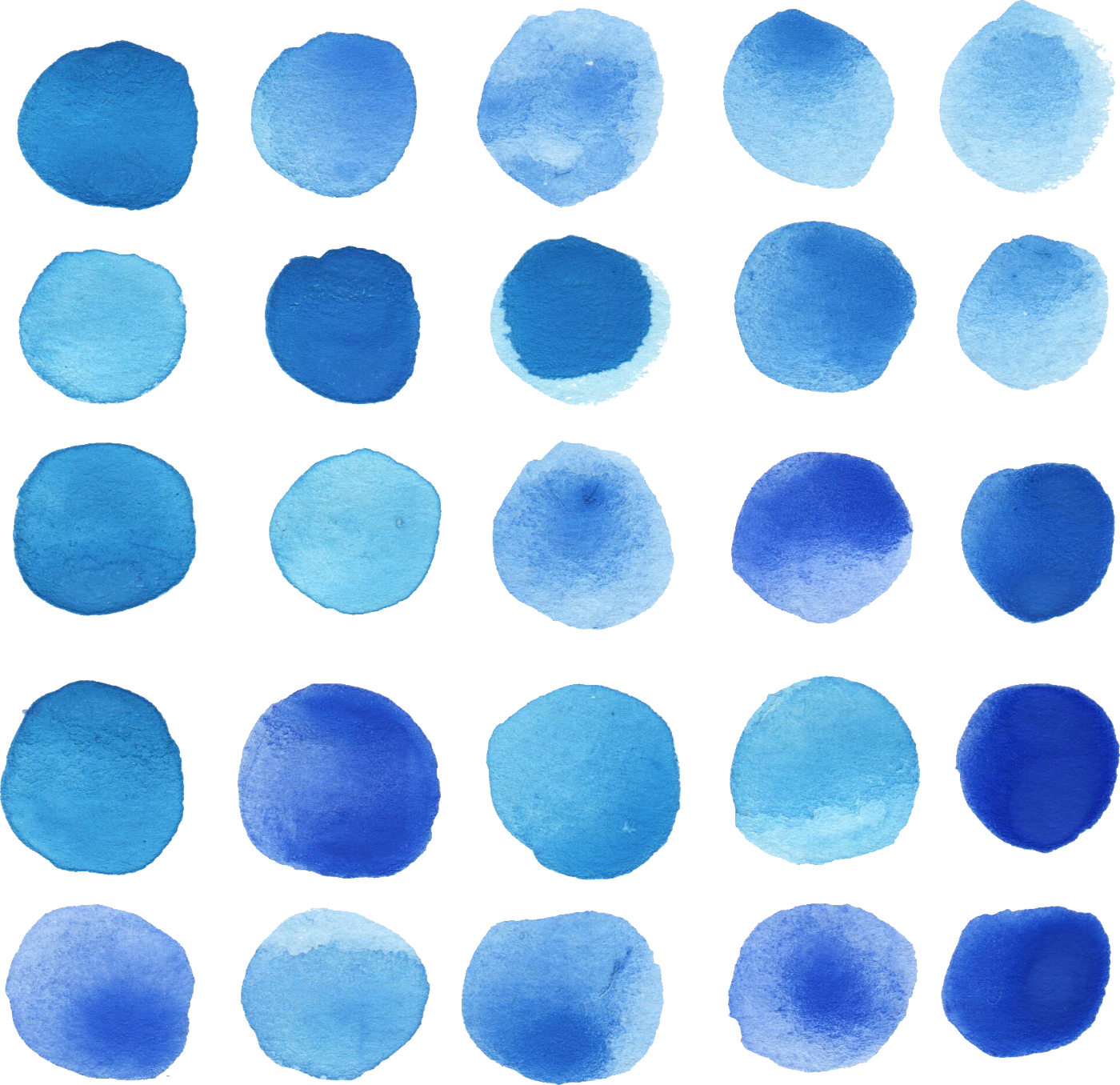Jpg Download Watercolor Circle Png Onlygfx Com Free - Blue Watercolor Pattern Png (1400x1356), Png Download