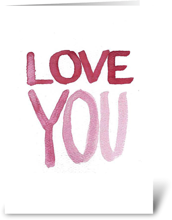 Love You Greeting Card - Peace (700x792), Png Download