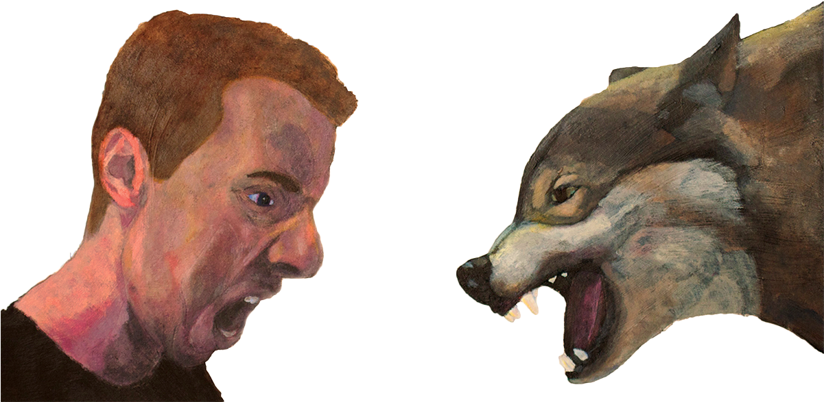 Using Dry Brush Technique And Acrylics To Show The - Cat Yawns (1200x600), Png Download