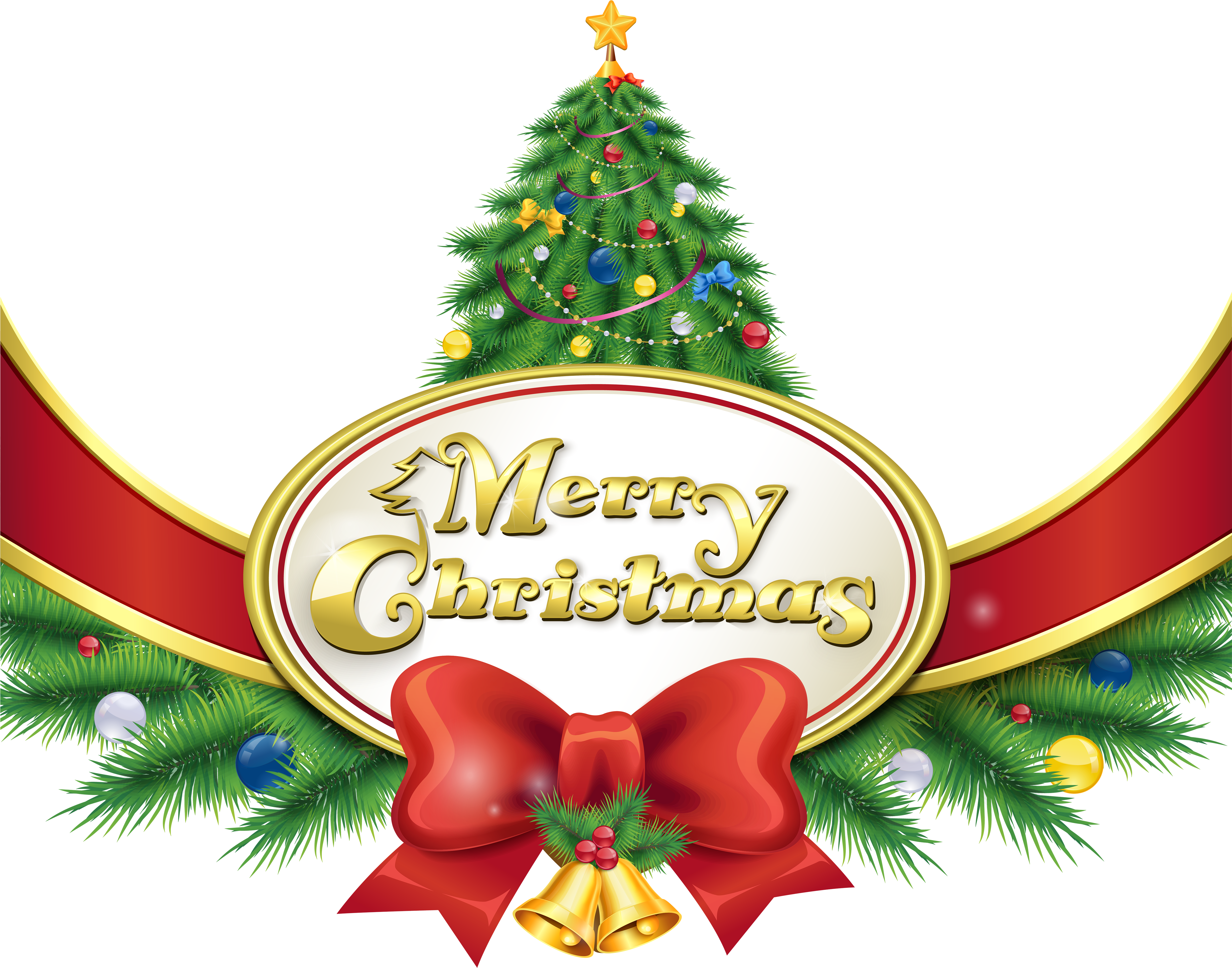 Download Merry Christmas With Tree And Bow Png Clipart Imageu200b Christmas Tree Merry Christmas Png Png Image With No Background Pngkey Com