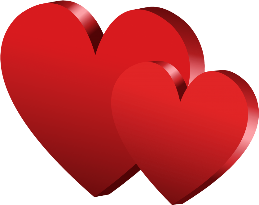 Free Png Red Hearts Png Images Transparent - Wedding Anniversary Wishes Png (851x674), Png Download