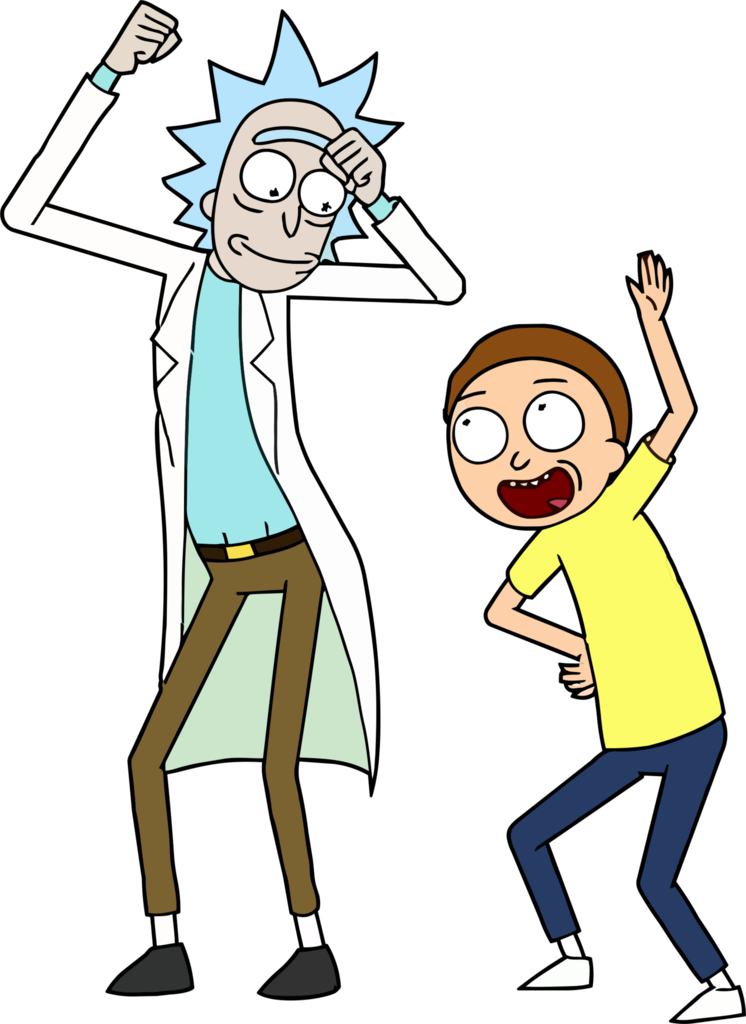 Protect Morty, Rick And Morty Wallpapers - Rick And Morty Morty Dancing (746x1024), Png Download