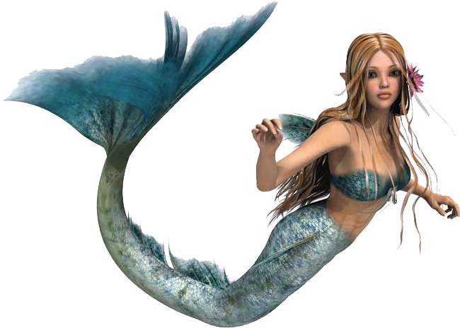 Mermaid Png File - Mermaid Png (700x495), Png Download