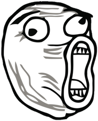 Open Mouth Troll Face - Lol Face Transparent (400x400), Png Download