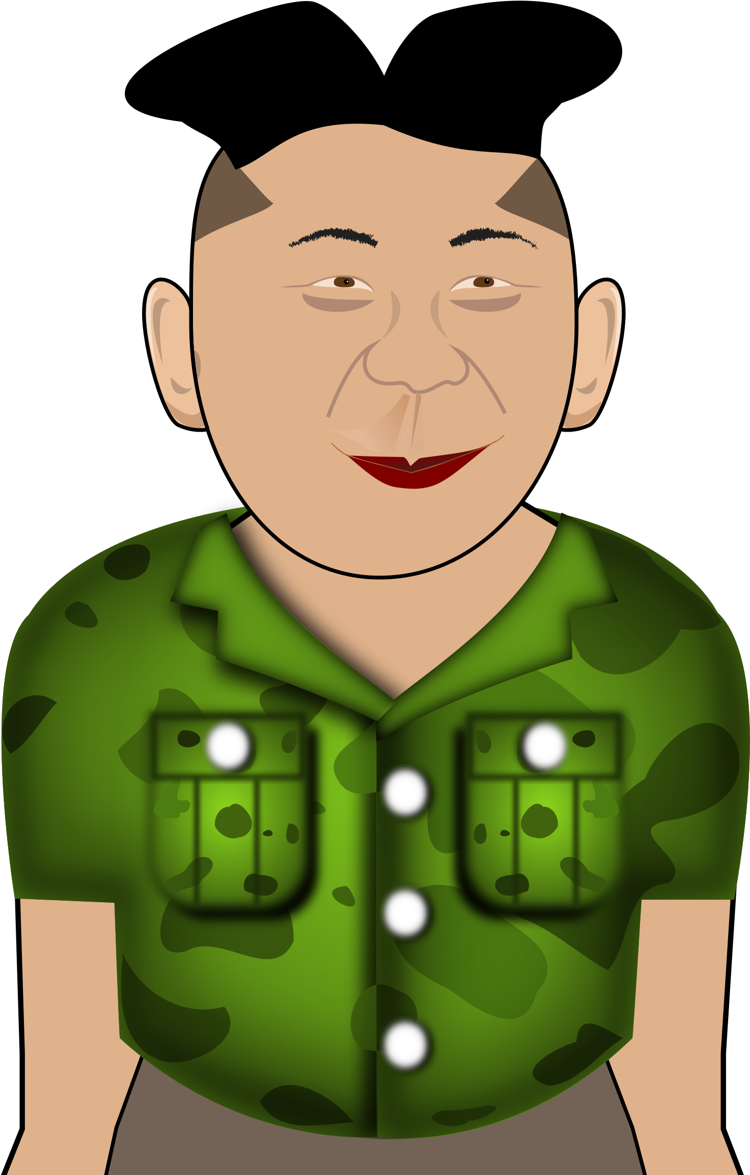 This Free Icons Png Design Of Kim Jong Un (1769x2400), Png Download
