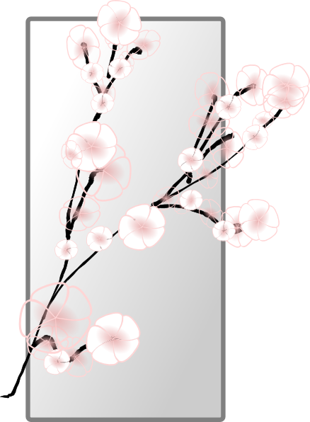 Cherry Blossom Flower Svg Clip Arts 438 X 596 Px (438x596), Png Download