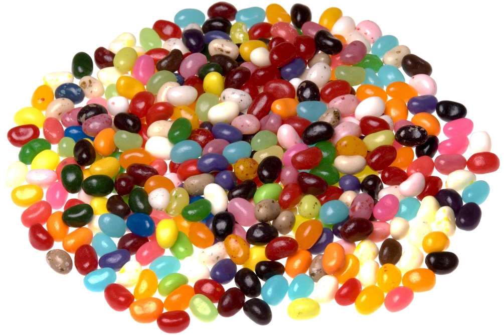 Easter Candy Png Picture - Jellybeans Shower Curtain (1024x703), Png Download