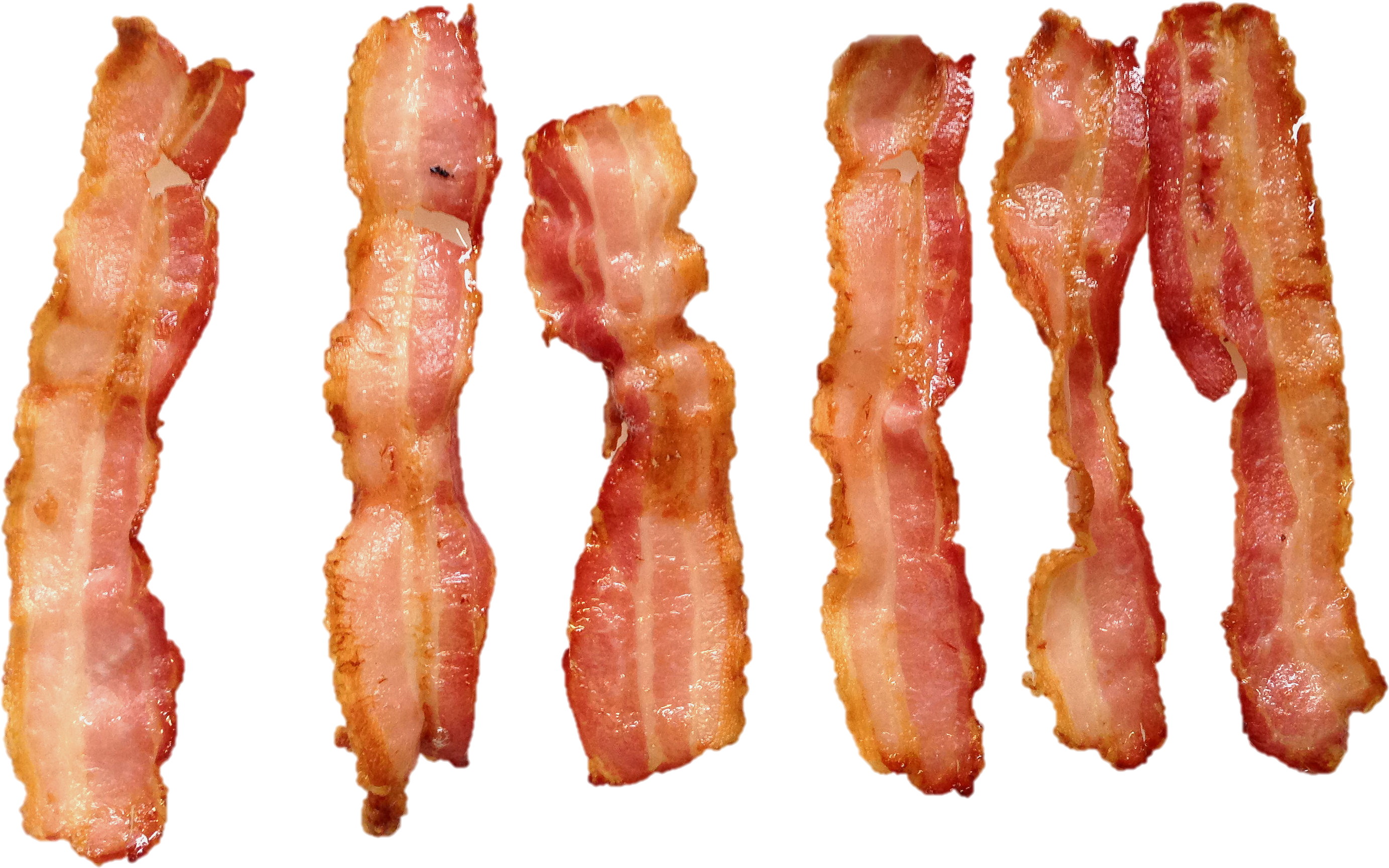 Bacon - Bacon Strips Png (2920x1795), Png Download