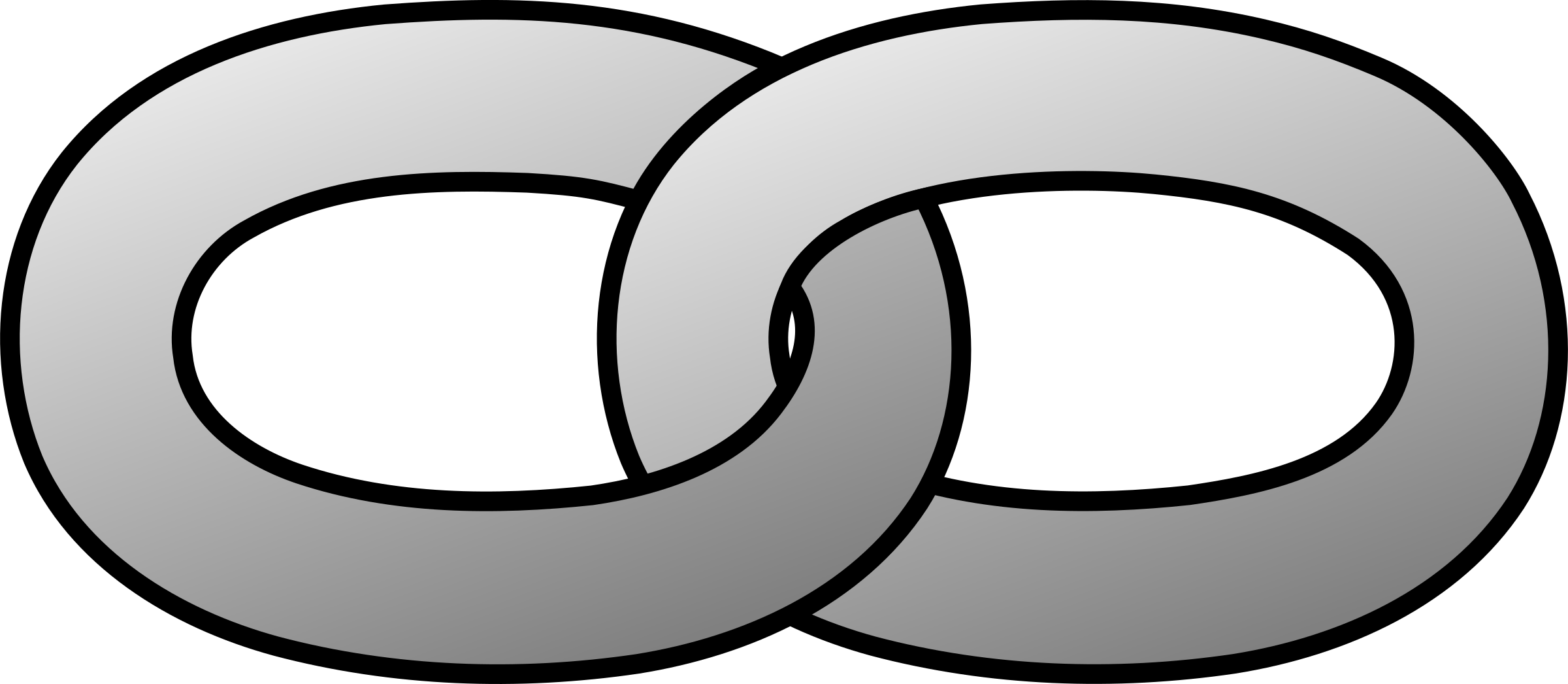 Chain Png (2400x1046), Png Download