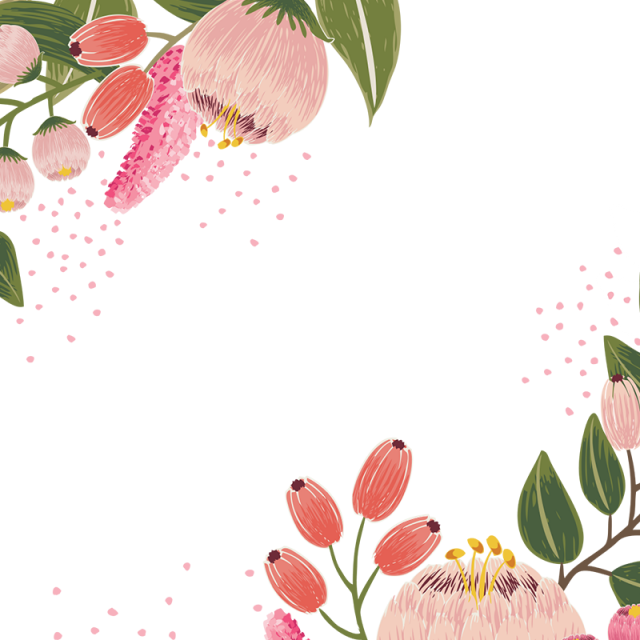 Bloom - Vector Vintage Flores Png (640x640), Png Download
