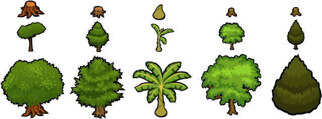 Trees (652x240), Png Download