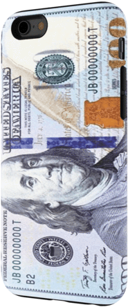 $100 Bill Iphone 6 Case - 100 Dollar Bill Money Hard Snap On Phone Case (note (480x480), Png Download