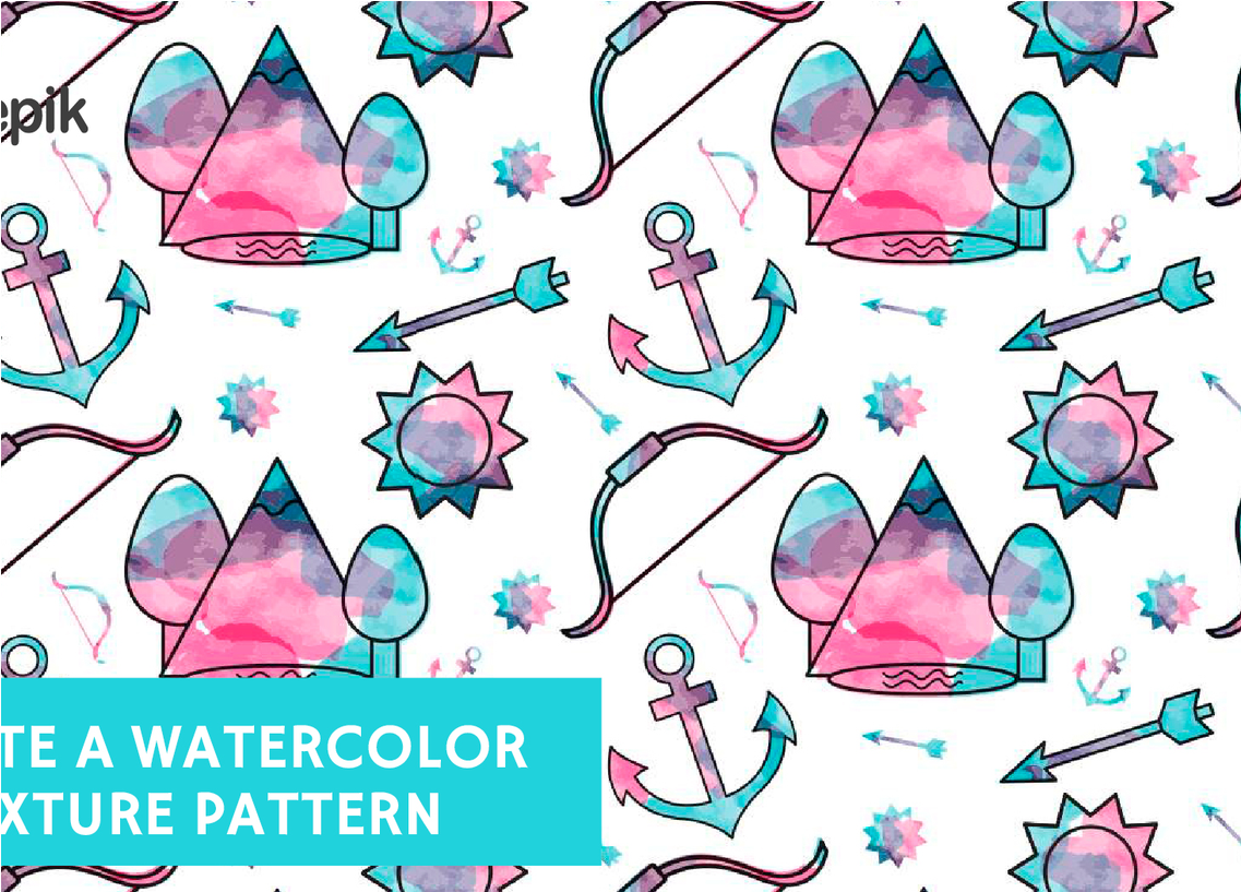 How To Create A Watercolor Texture Pattern Free Adobe - Watercolor Painting (1280x960), Png Download