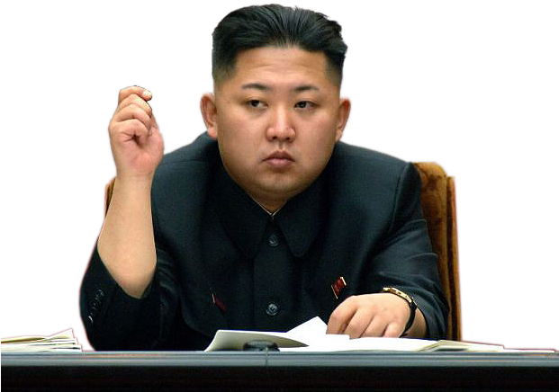 Download - Kim Jong Un White Background (620x448), Png Download