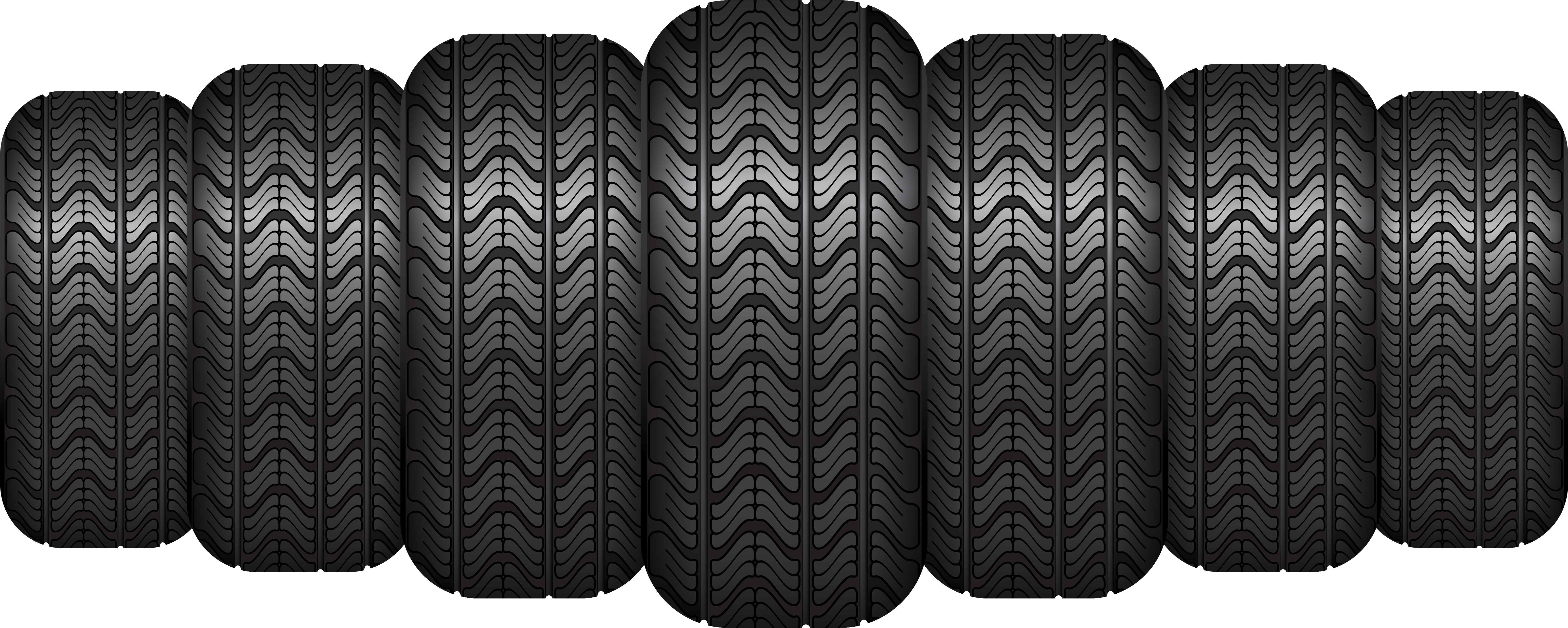 Vector Library Library Car Tires Best Web - Tires Png (6347x2737), Png Download
