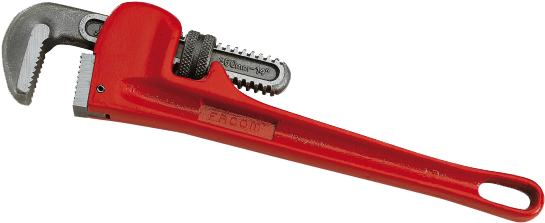 Pipe Wrench Png Photos - Pipe Wrench (567x243), Png Download