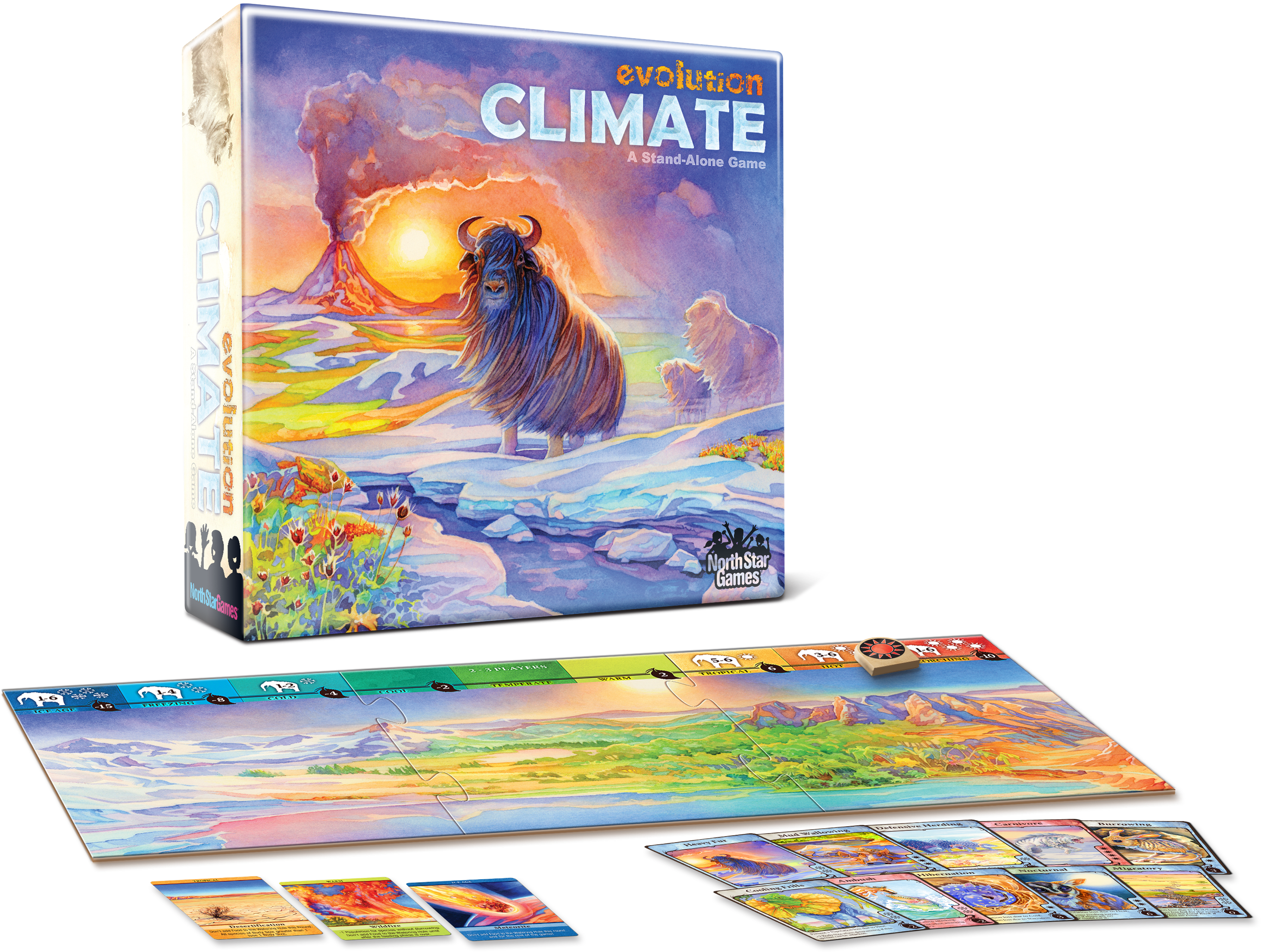 I'd Like To Take A Moment To Appreciate The Incredible - North Star Games Evolution Board Game: Climate Conversion (3000x3000), Png Download