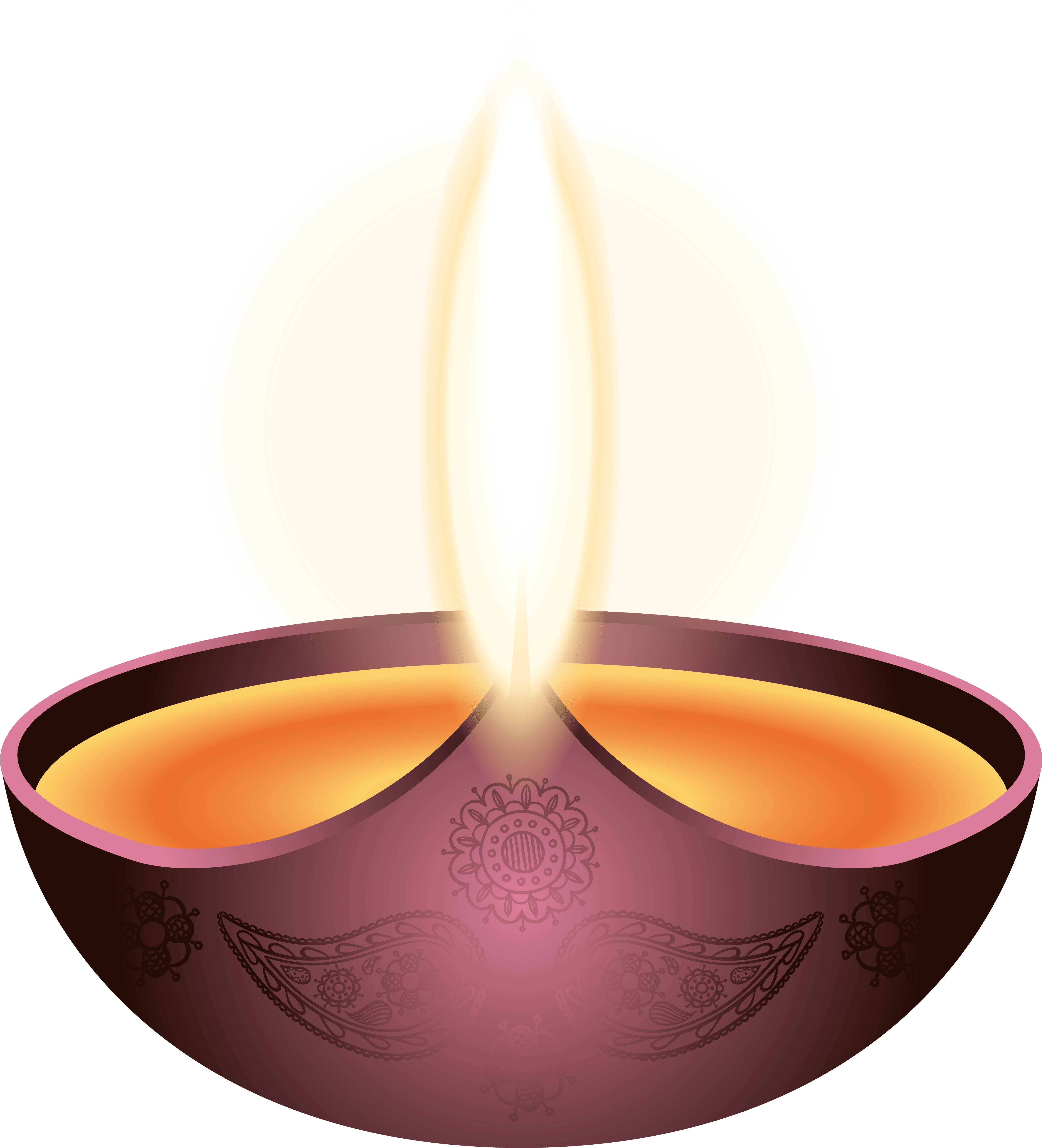 Deepak Diya Light Png High Quality Image - Happy Diwali Png (526x600), Png Download