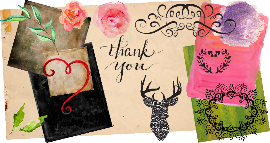 Paper And Watercolour Textures, Decorative Swirls, - Danke Vom Neuen Herrn Und Von Der Frau Postkarte (940x499), Png Download