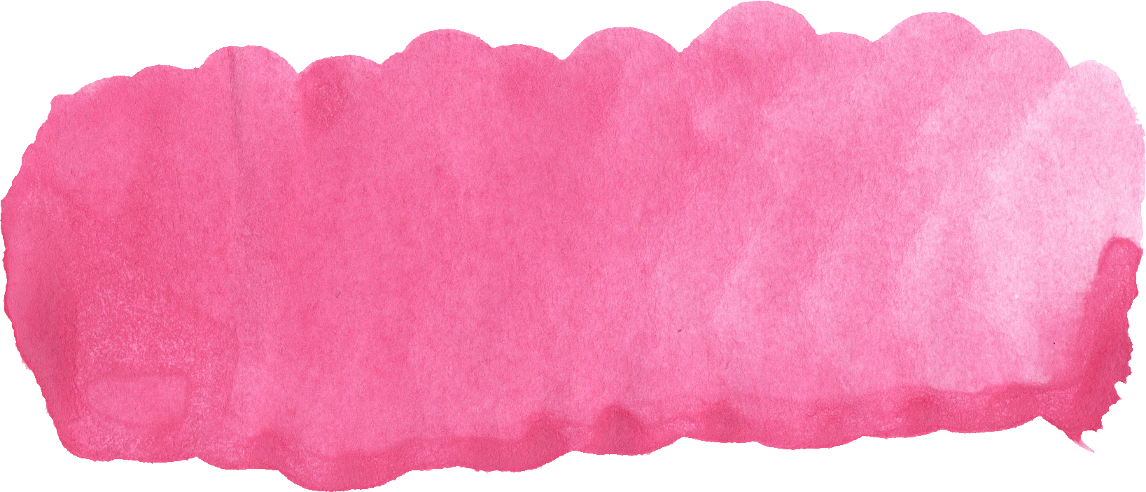 Free Download - Pink Brush Stroke Png (1637x703), Png Download