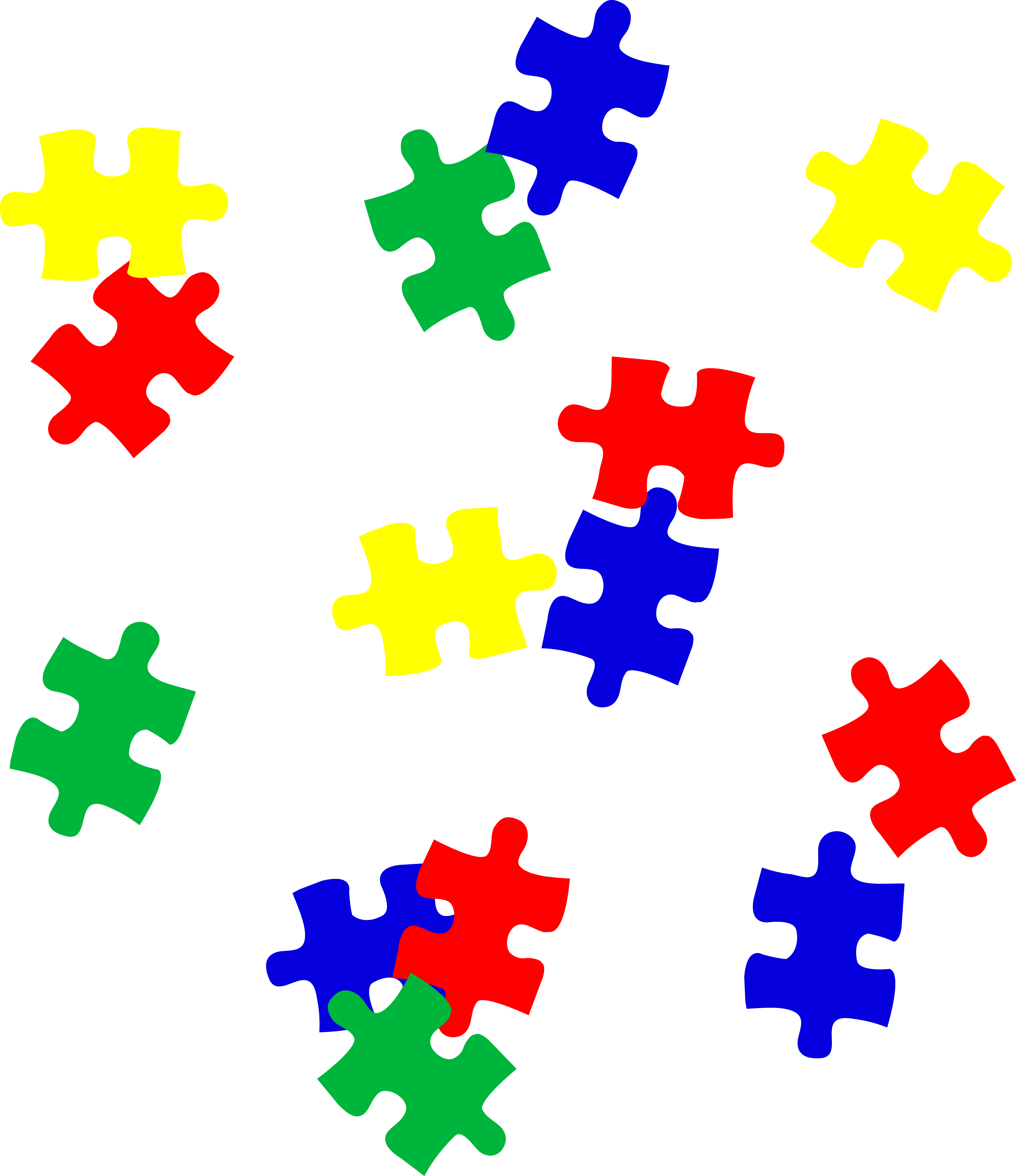 Autism Vector Puzzle Piece Png Royalty Free Stock - Puzzle Piece Autism Clipart (6247x7231), Png Download