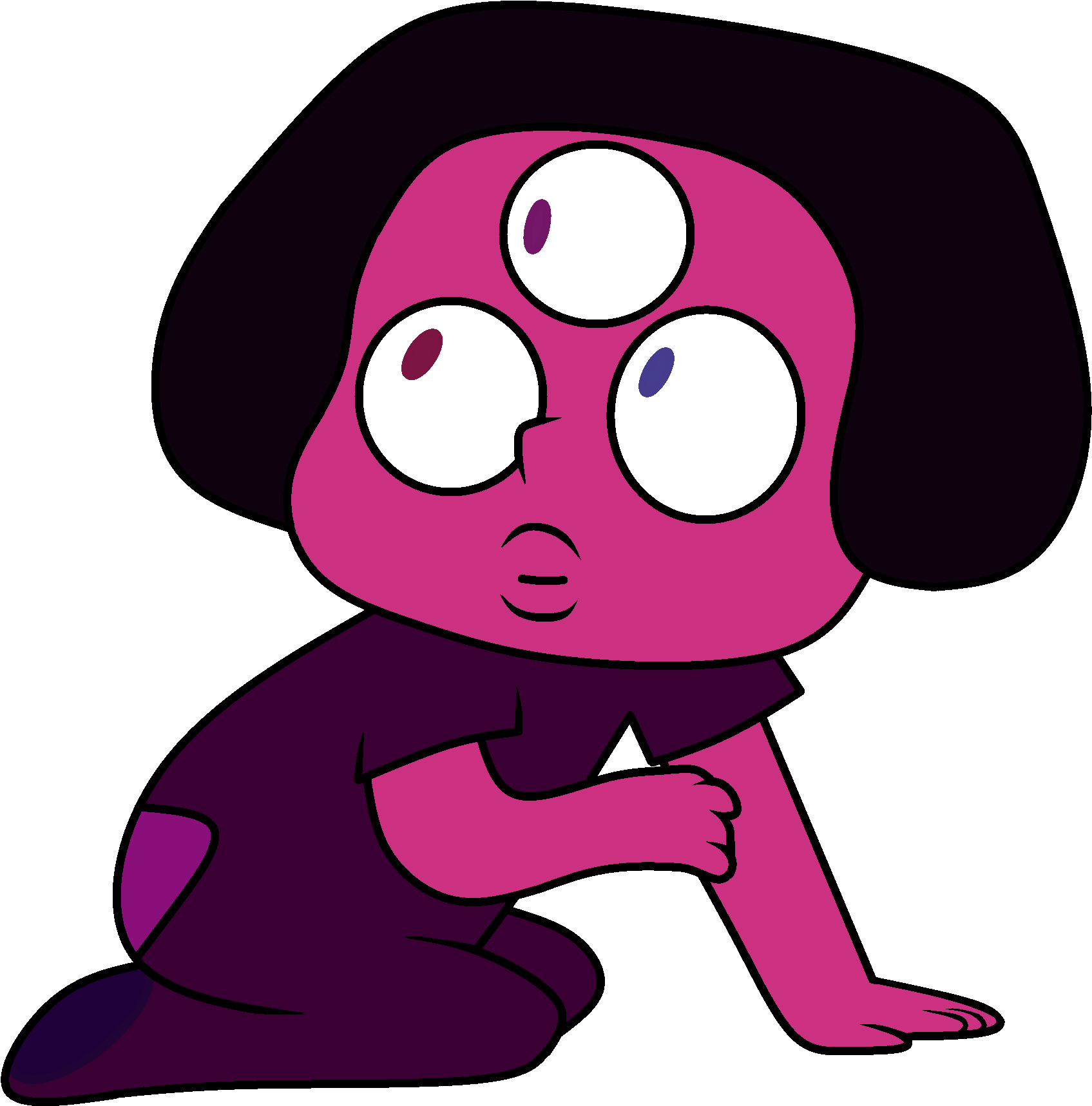 Garnet - Baby - Steven Universe Baby Garnet (1801x1806), Png Download