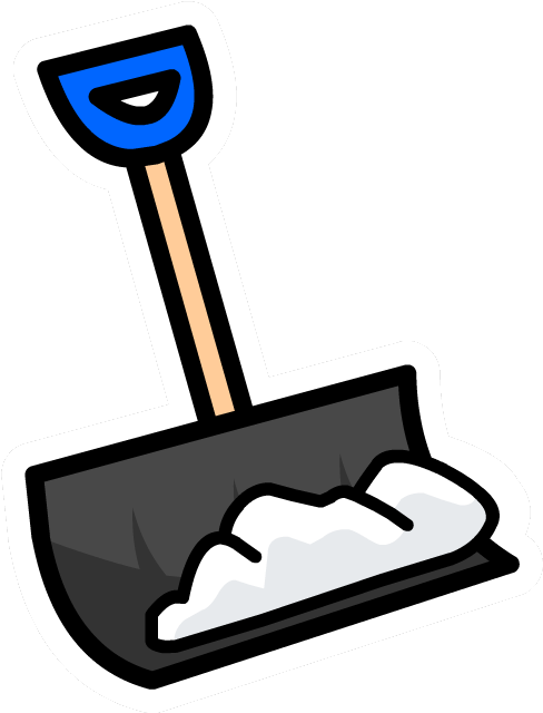 09, August 27, 2010 - Clip Art Snow Shovel (655x661), Png Download