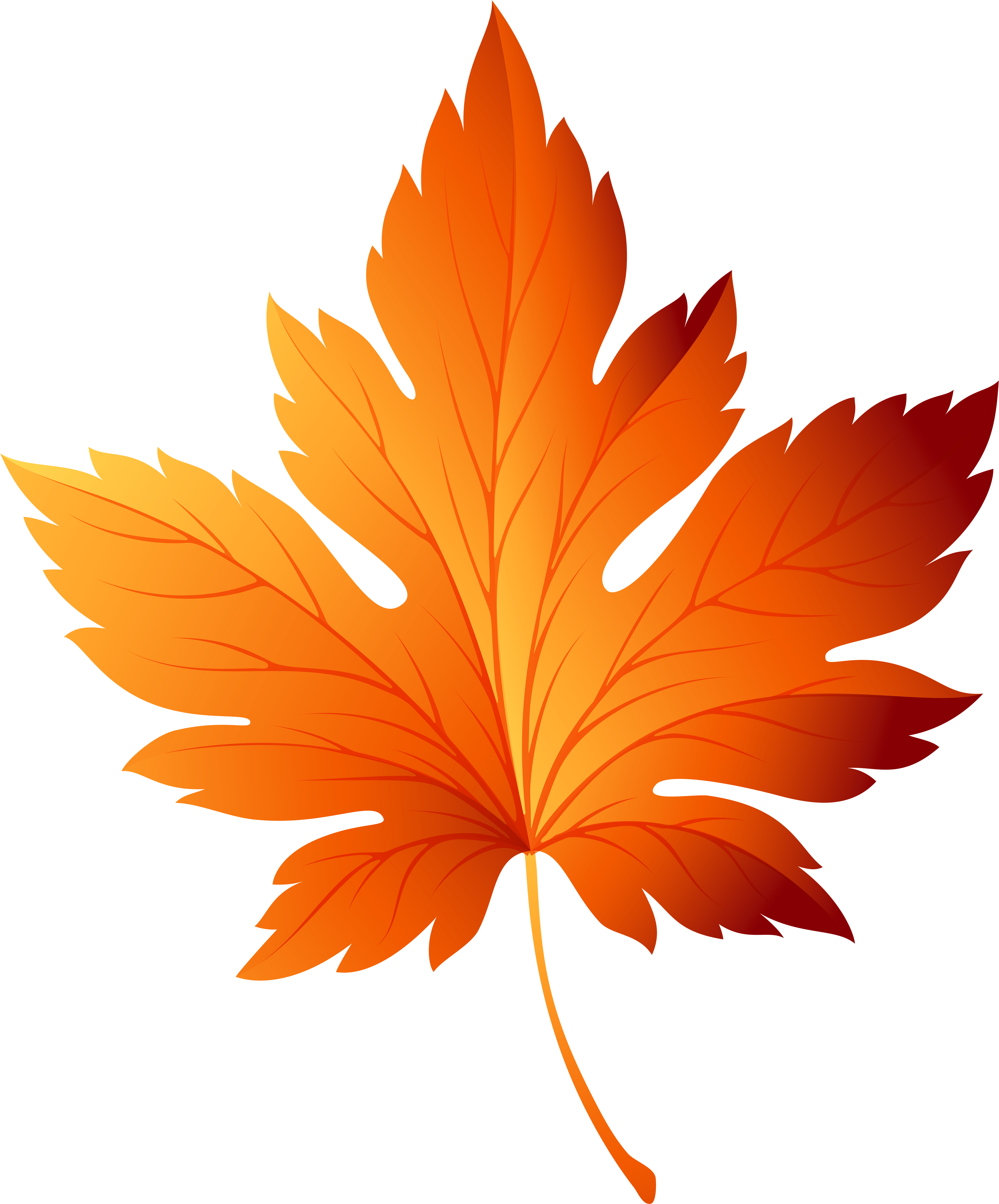 Graphic Freeuse Library Leaf Png Clip Art - Autumn Leaf Transparent Background (500x600), Png Download
