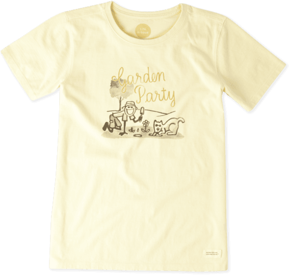 Watercolor Garden Party Crusher T-shirt - Active Shirt (570x570), Png Download