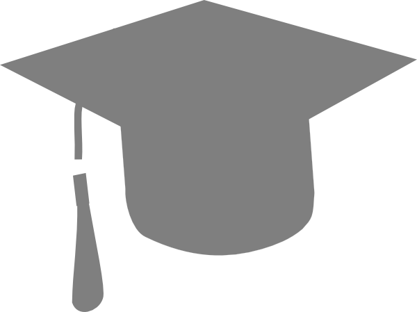 How To Set Use Grey Graduation Hat Clipart (600x449), Png Download