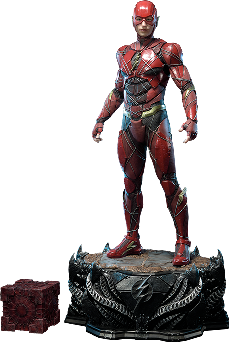 Dc Comics Statue The Flash - Justice League Flash Statue (480x697), Png Download