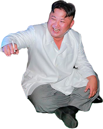 Kim Jong-un Smoking - King Jong Un Transparent (346x434), Png Download