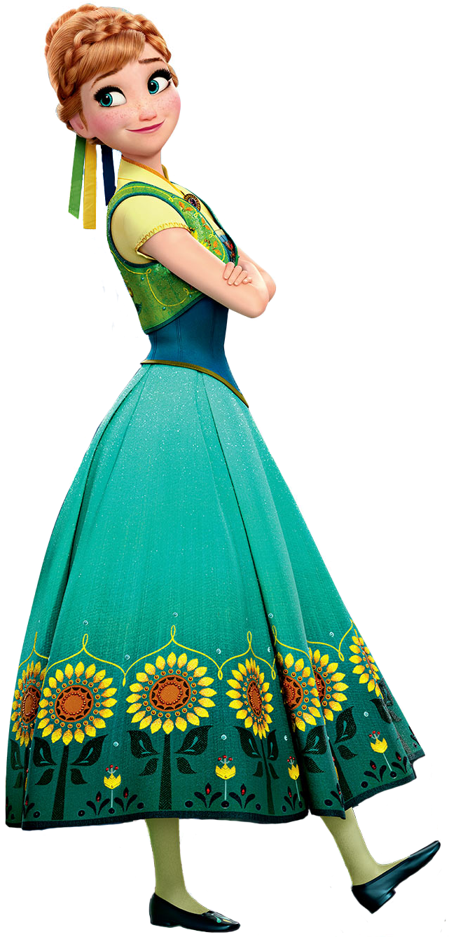 Frozen Png Pictures Free - Frozen Fever Anna (435x810), Png Download