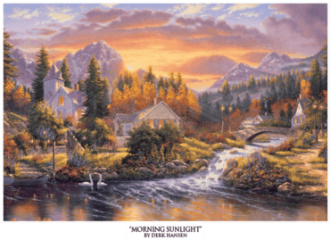 Morning Sunlight Jigsaw Puzzle (600x484), Png Download