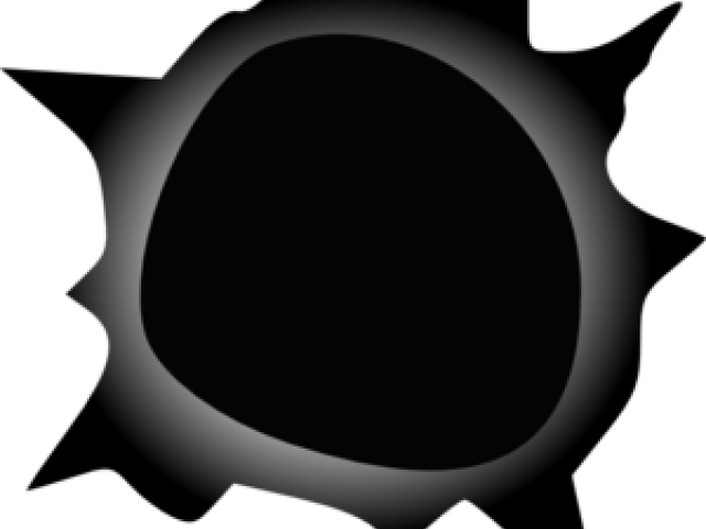 Gunshot Clipart Hole - Clip Art (640x480), Png Download