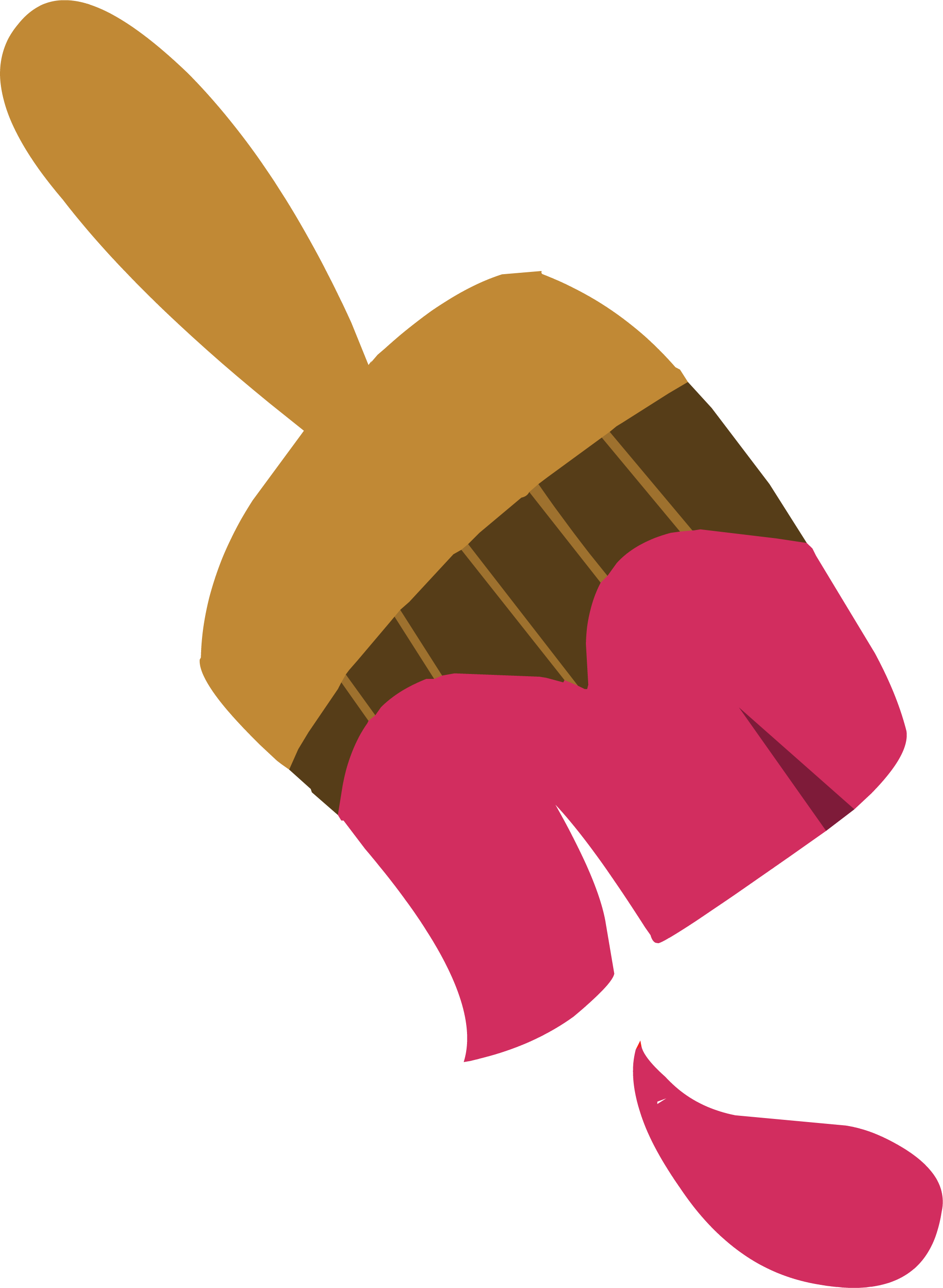 Ponymaker Paintbrush - Mlp Paintbrush Cutie Mark (2110x2880), Png Download