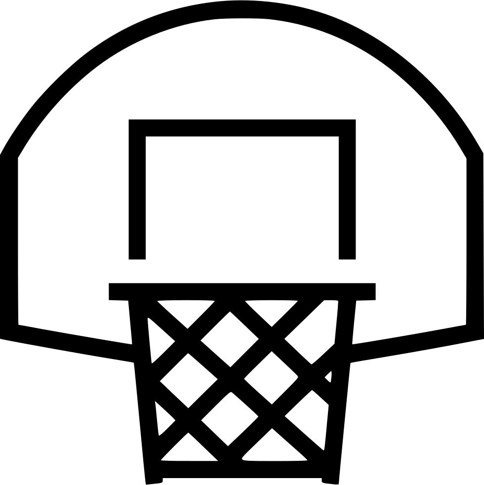 Basketball Hoop - - Basketball Hoop Icon Png (980x982), Png Download