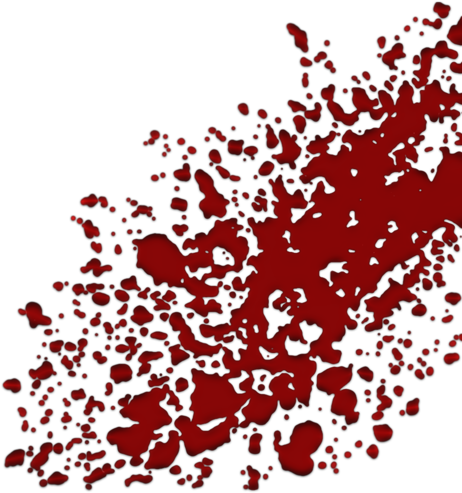 Anime Blood Png - Transparent Blood Splatter Png - Free Transparent PNG