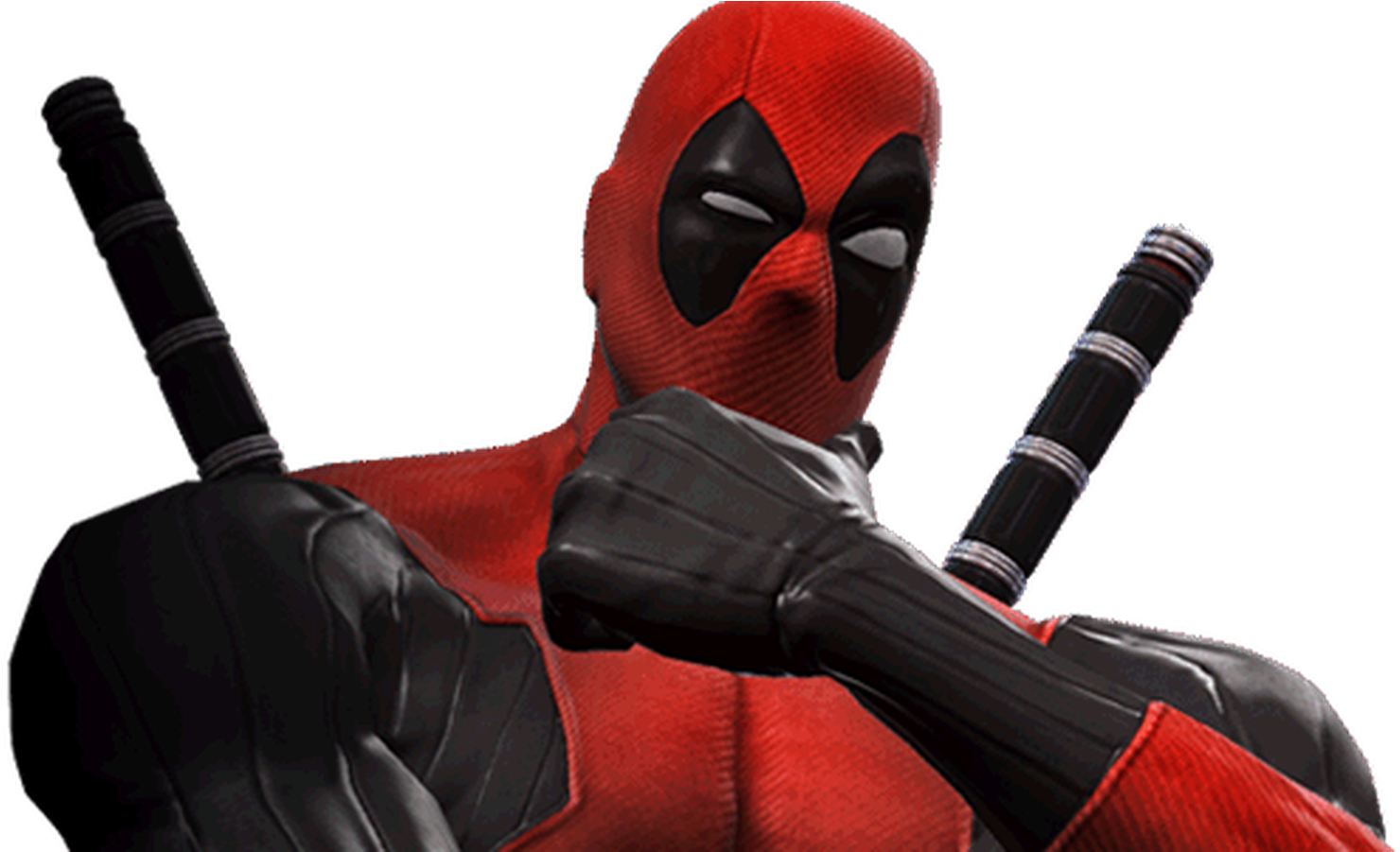 Character Guide - Deadpool Thinking Png (1600x900), Png Download