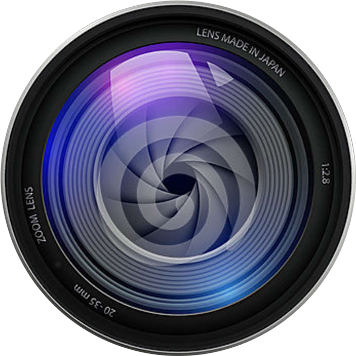 Lens Clipart Cam - Logo Of Camera Lens (723x729), Png Download