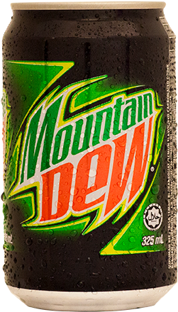 Mountain Dew Can - Mountain Dew Orange Can (388x585), Png Download