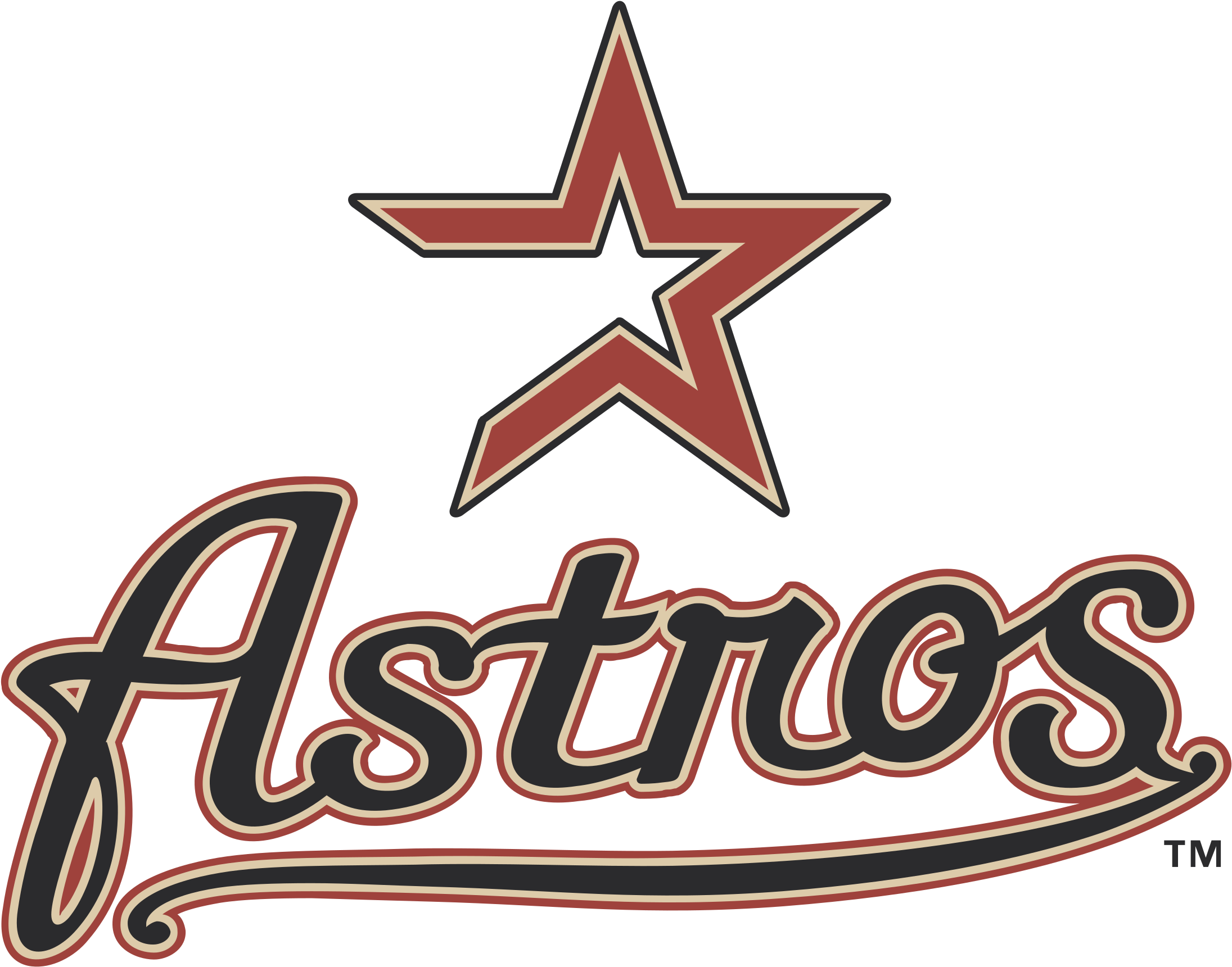 Houston Astros 7 Logo Png Transparent - Houston Astros Logo 2000 (2400x2400), Png Download