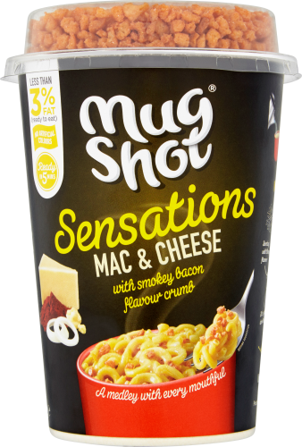 Macaroni Cheese Pasta - Mugshot Sensation Tandoori Rice 100g (338x500), Png Download