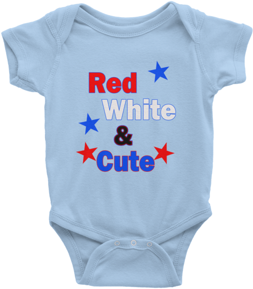 Red White And Cute Blue Onesie, Fourth Of July, Independance - Adorable Penguin Unisex Baby Onesie. Gift For Penguin (600x600), Png Download